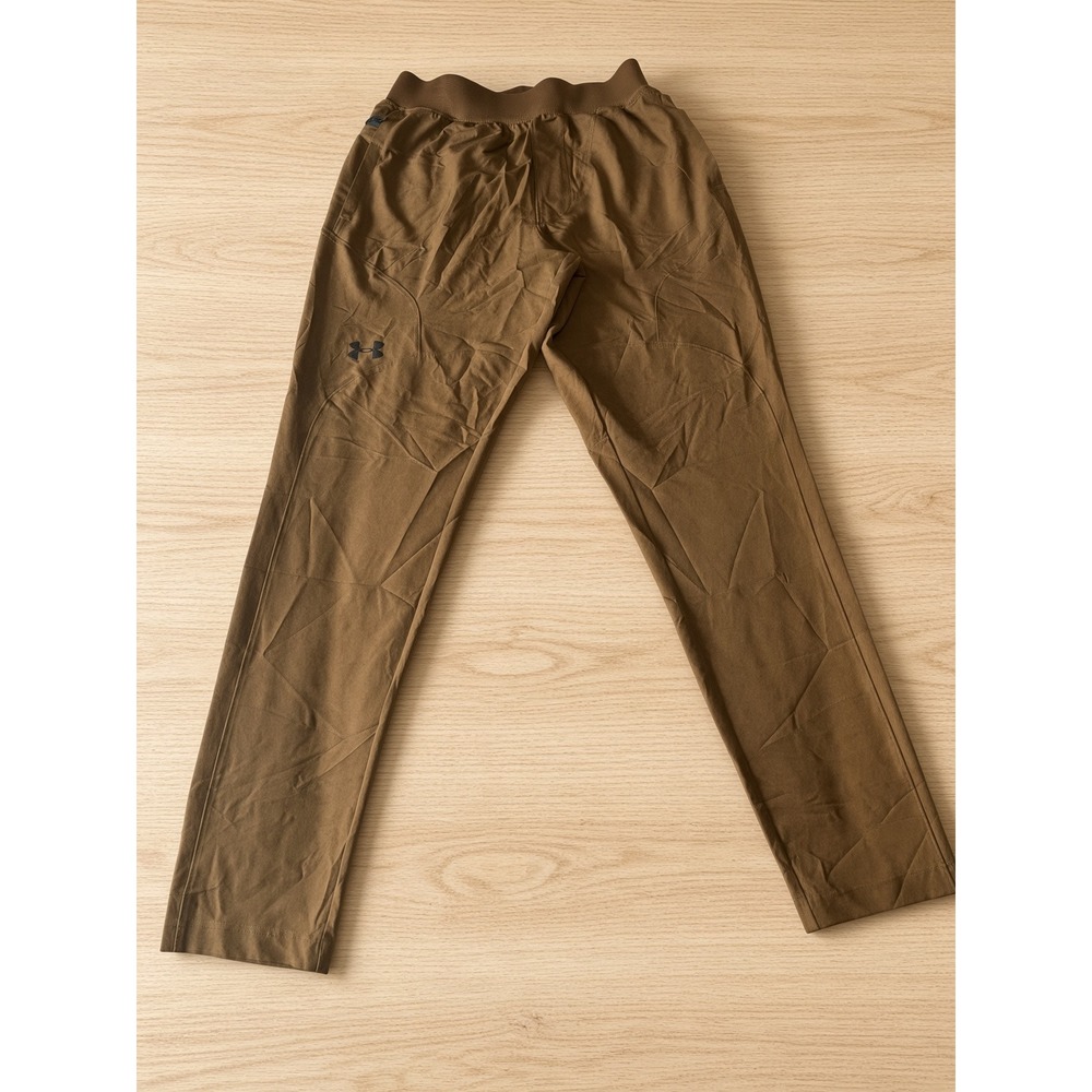 Under Armour Womens Fitted Athletic Pants Brown Joggers Size M